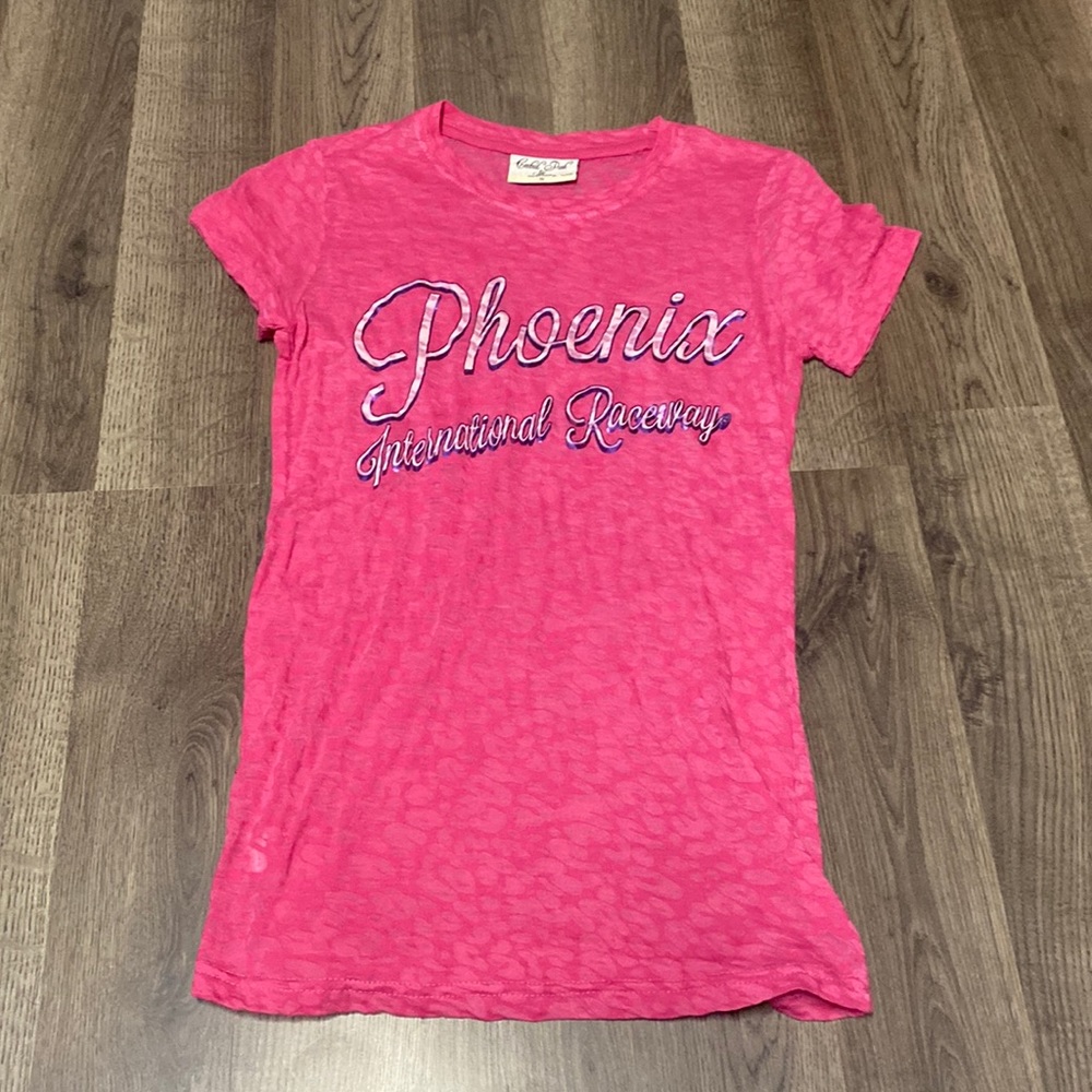 Pink phoenix international raceway t shirt